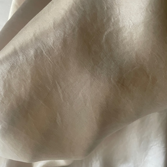 Babaton nude slip satin midi skirt - Picture 3 of 8